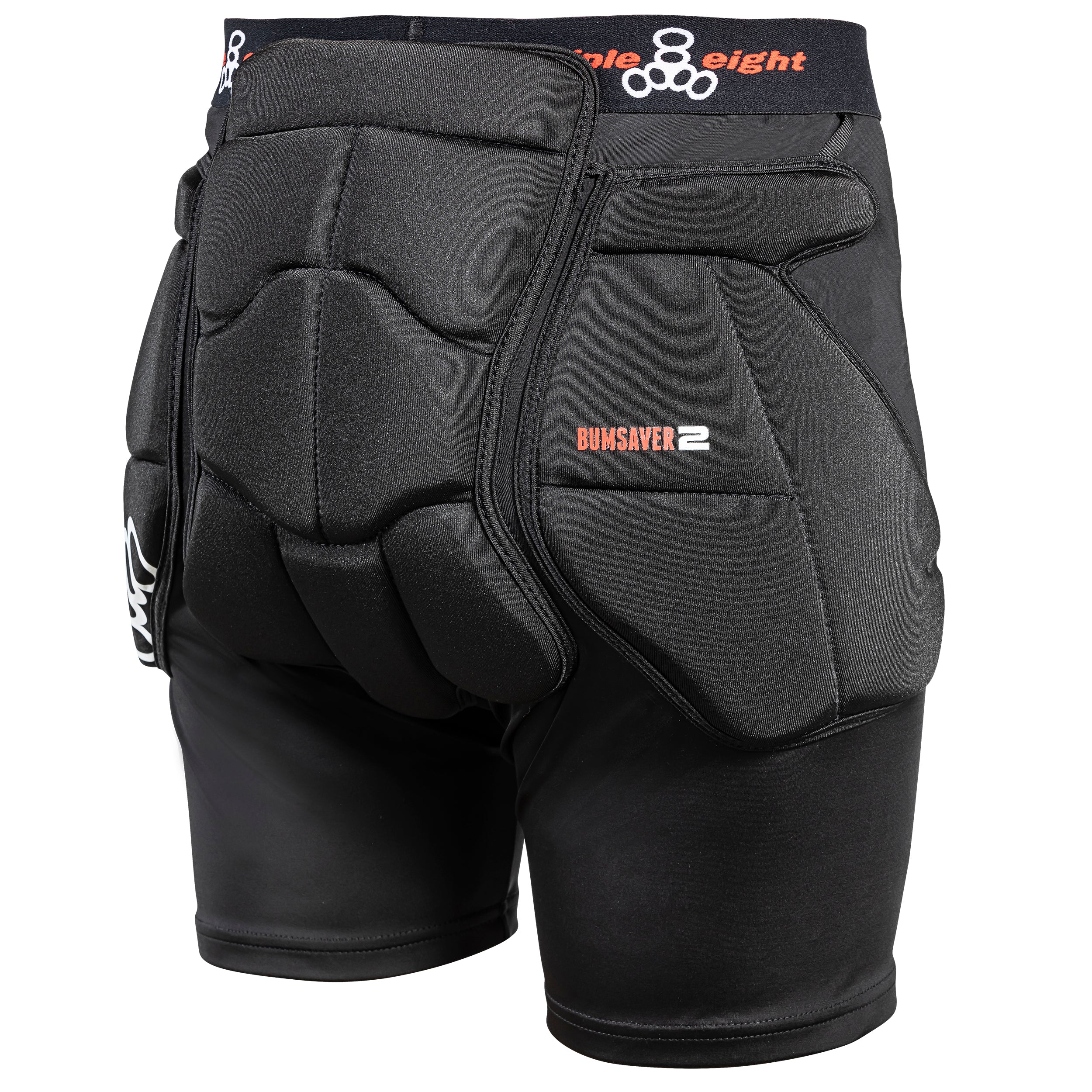 Bumsaver 2 Padded Shorts - Black – Triple 8 UK