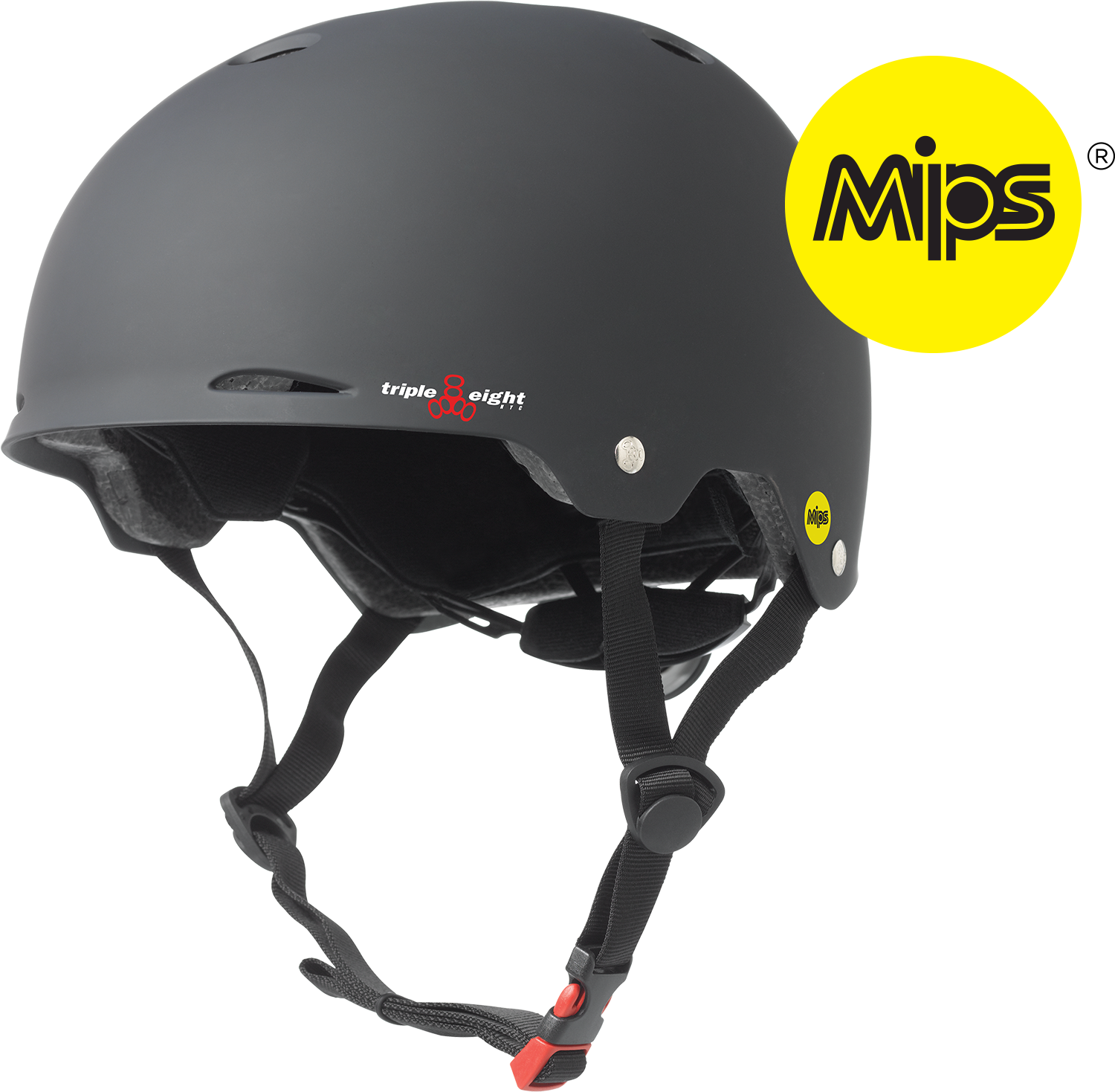 Dual Certified Gotham MIPS Helmet - Black Matte / S/M