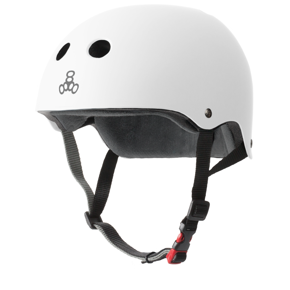 Triple 8 | The Certified Sweatsaver Helmet - Rubber White