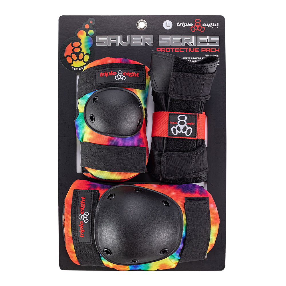 Triple 8| Saver Series Pads 3-Pack - Tie Dye