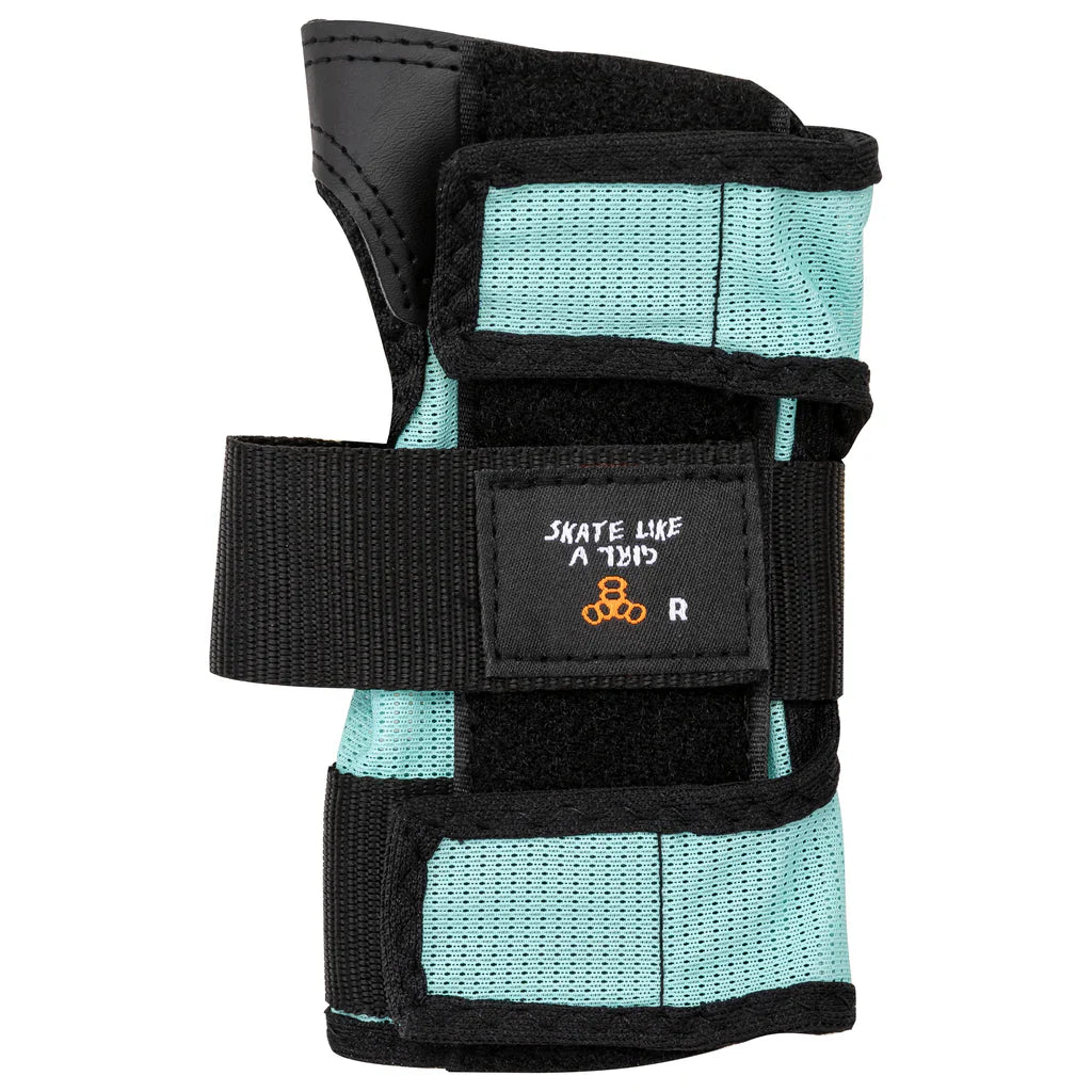 Triple 8 | Saver Series 3 Pack Pads - Skate Like a Girl - Blue/Green
