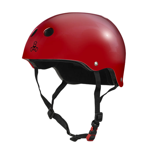 Triple 8| The Certified Sweatsaver Helmet - Red Glossy