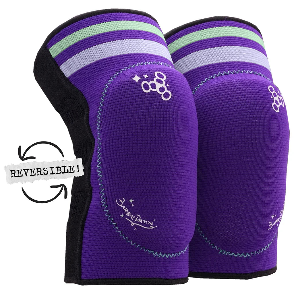 Triple 8 | Reversible Soft Knee Pads Barbie Patin Signature Edition - Black