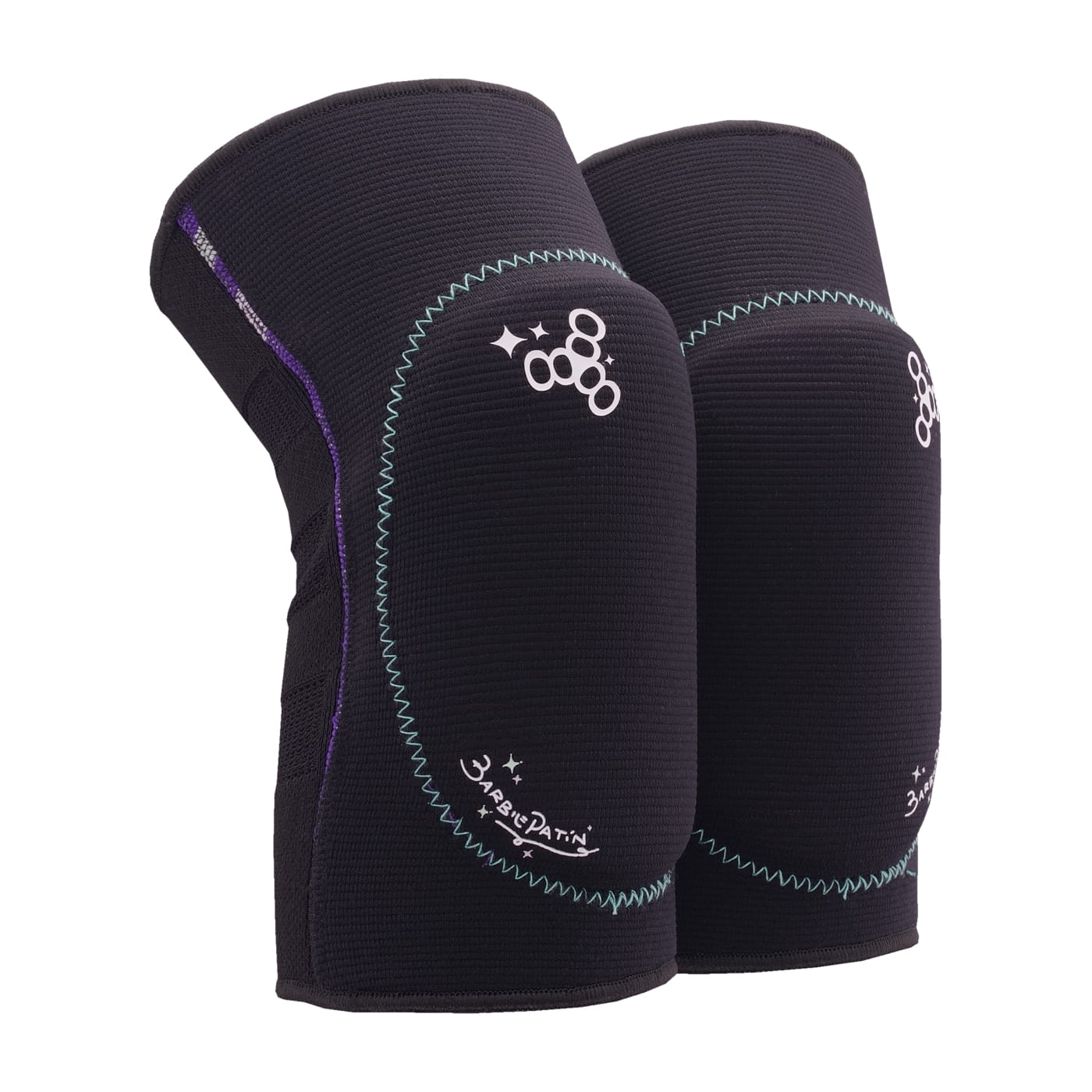 Triple 8 | Reversible Soft Knee Pads Barbie Patin Signature Edition - Black