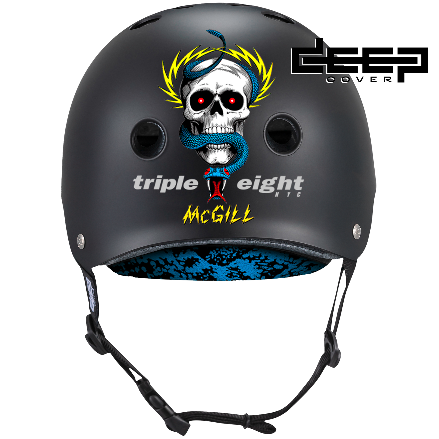 Triple 8 | Deep Cover Helmet - Mike McGill Signature Edition - Black