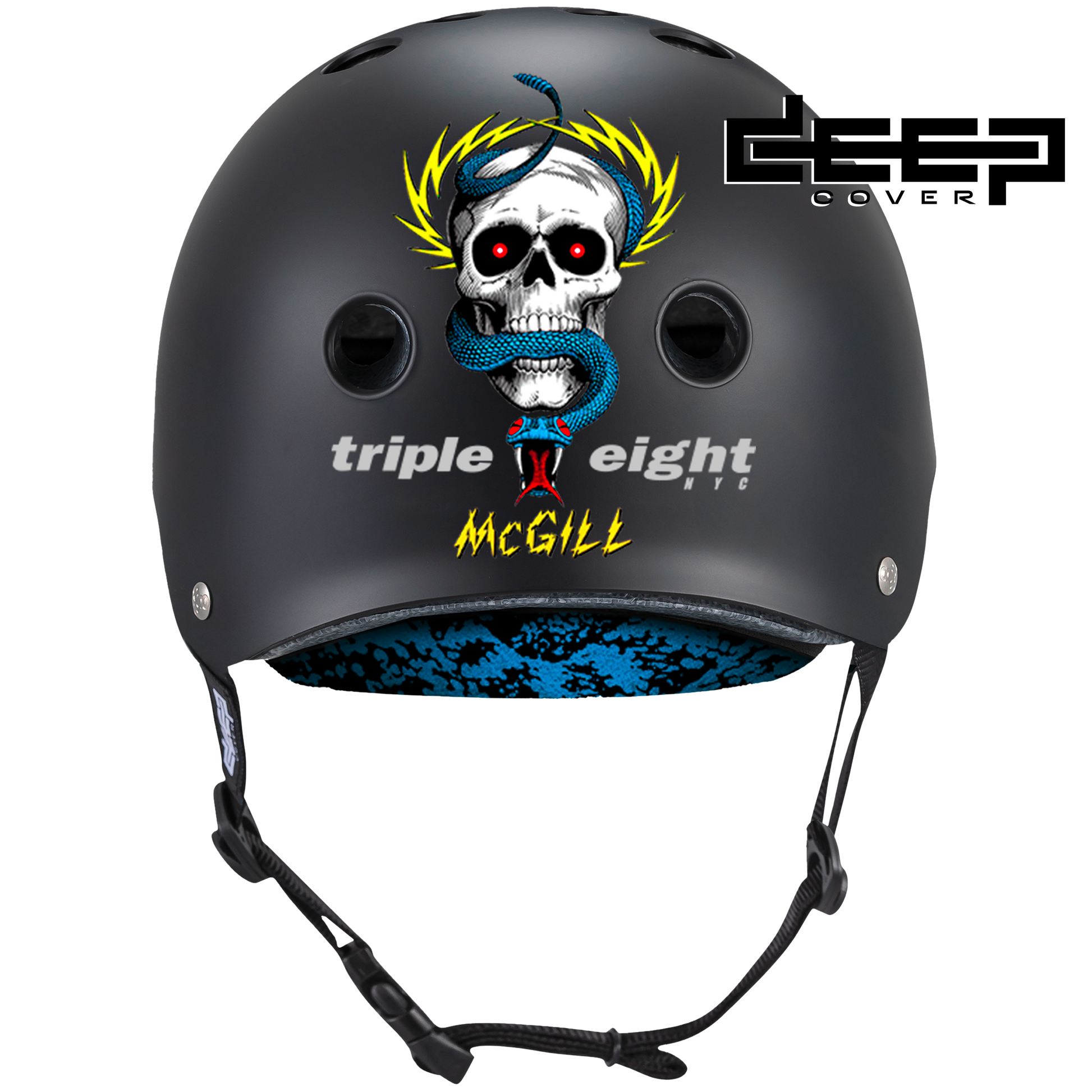 Triple 8 | Deep Cover Helmet - Mike McGill Signature Edition - Black