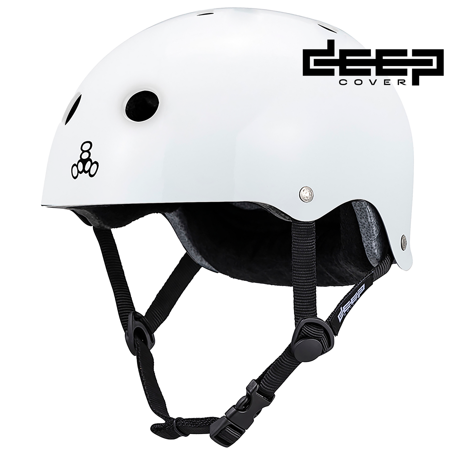 Triple 8 | Deep Cover Helmet - White Glossy
