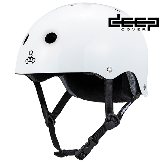 Triple 8 | Deep Cover Helmet - White Glossy