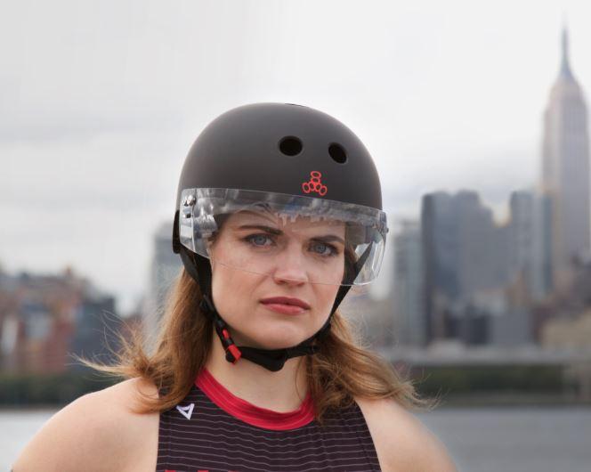 Triple 8 | The Certified Sweatsaver Helmet with Visor - Black Matte
